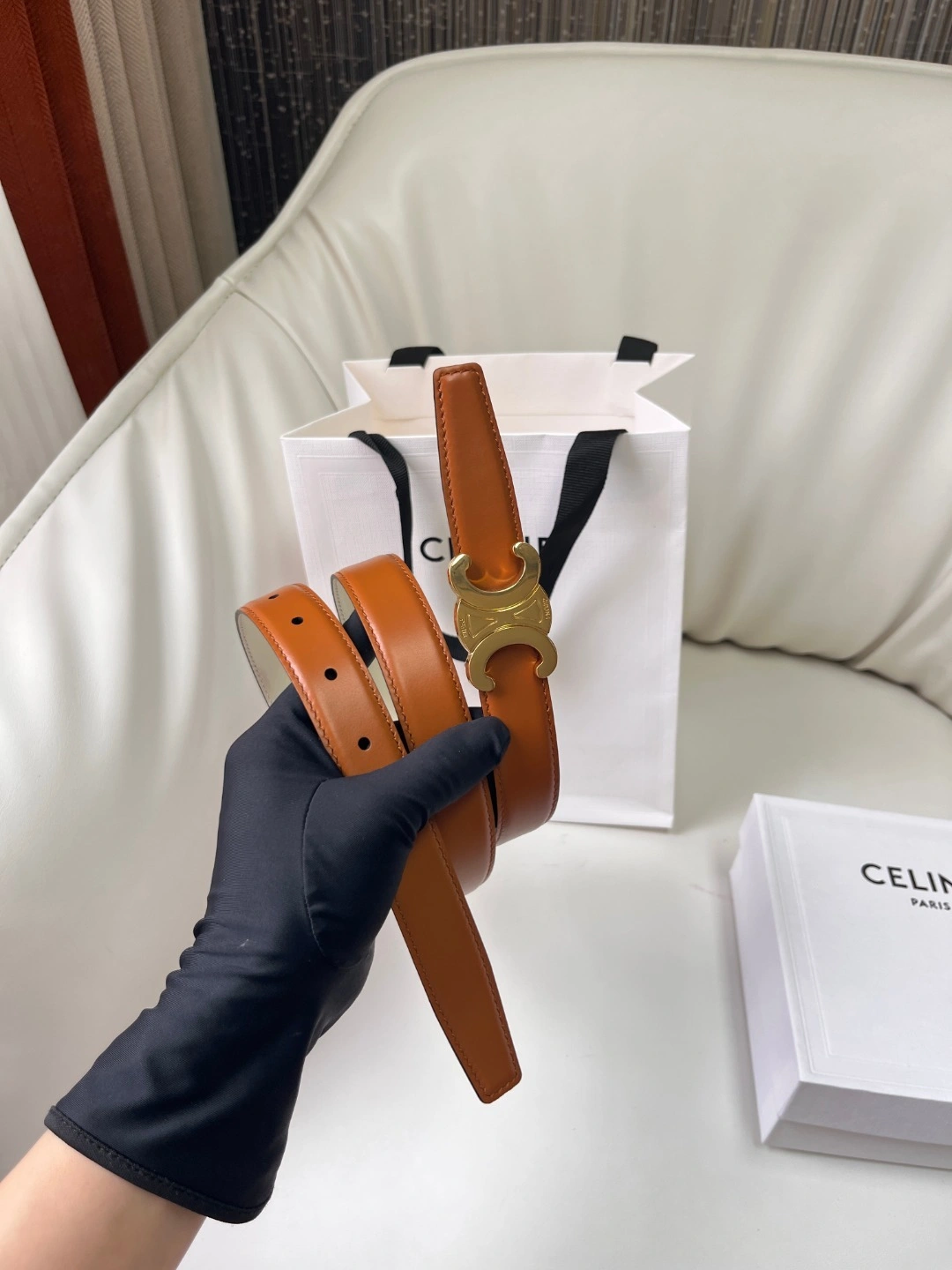 Barbara--358i95 TRIOMPHE 2.5cm cowhide item:E-S179I1099T